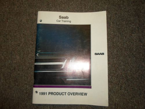 1991 saab car training product overview shop manual factory oem book 91 deal