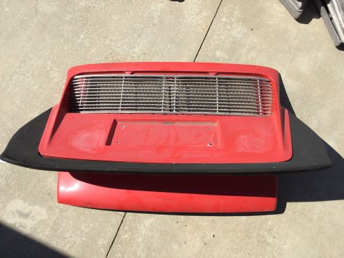 Porsche 911 930 3.0 turbo carrera early whale tail spoiler w/rubber fiberglass