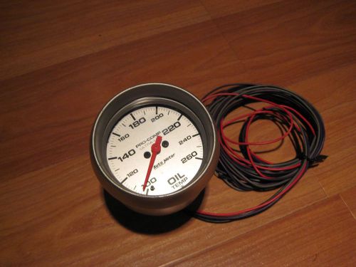 Auto meter pro comp ultra light oil temp gauge