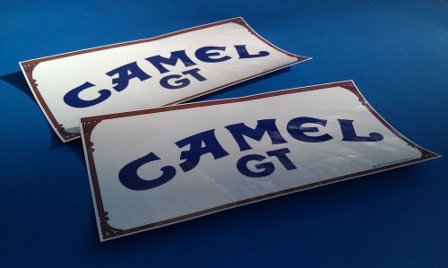 Camel gt sponsorship decals - set of 2 - vintage  svra  hsr  scca  imsa