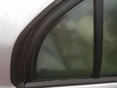 2001-2005 honda civic rear corner glass vent window fits passenger side 4 door