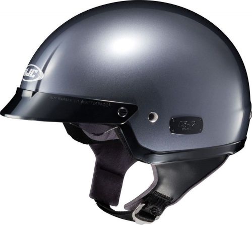 Hjc is-2 - open-face half-shell motorcycle helmet - anthracite