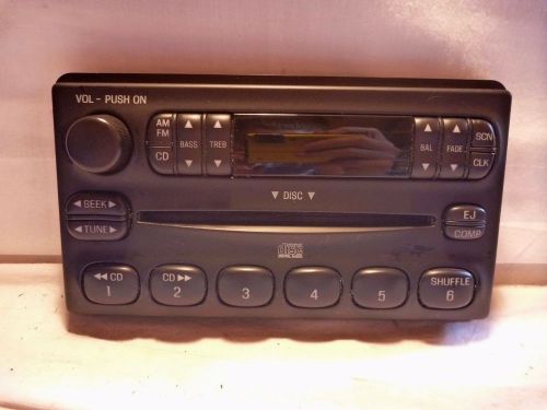 01-04 ford mustang explorer radio cd face plate 4l2t-18c815-ea cy23300