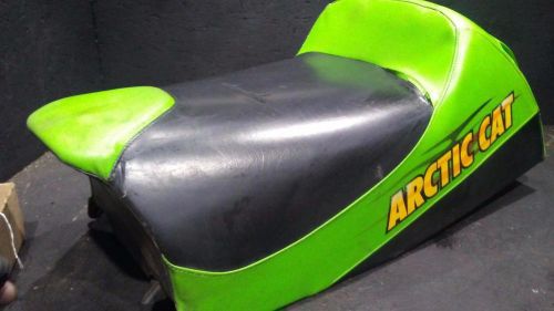 2004 arctic cat f7 snopro firecat chassis snowmobile seat black green stock oem