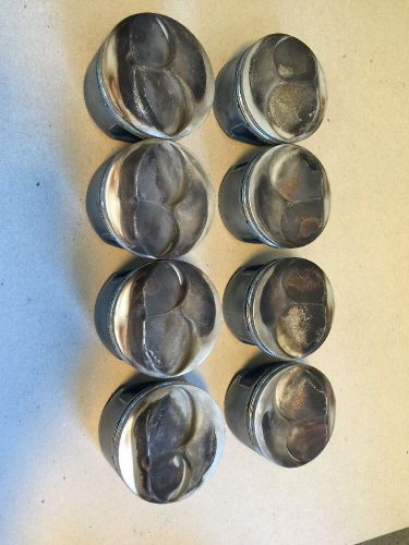 Je 360 sbc sprint car pistons 4.020 bore 1.225ch .450 dome 23 degree imca chevy