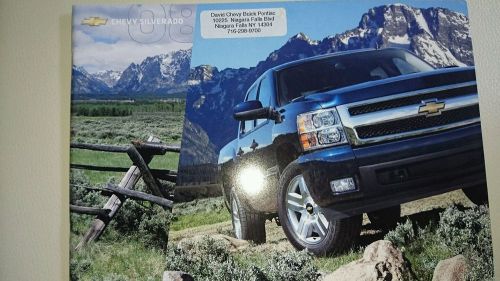 2008 chevrolet chevy silverado truck sales brochure