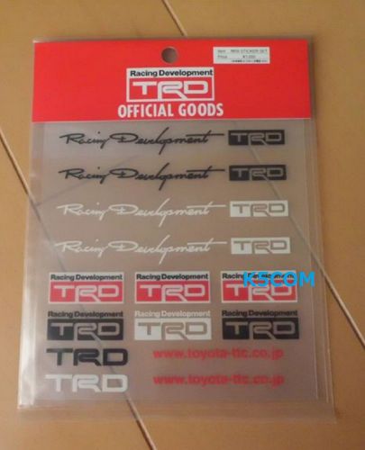Genuine trd mini decal set aristo altezza celica supra jza80 ae86 jdm priur jdm