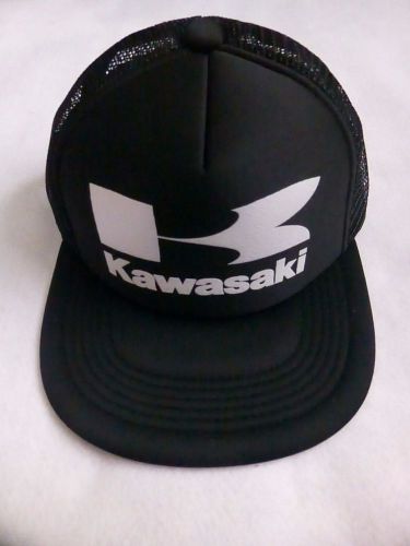 Kawasaki flying mesh cap genuine brand new rare genuine