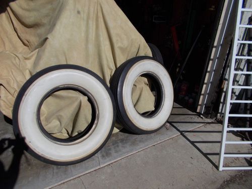 2 denman whitewalls 7.50x16 rat hot rod 1929 1932 1934 1940 ford model a t b 27