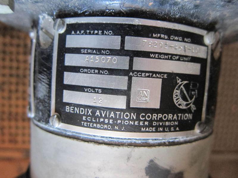 YIPES BENDIX/ECLIPSE Accelerator Motor (Starter) Radial Eng's plus others RARE, US $739.00, image 7