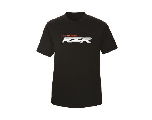 Polaris rzr men&#039;s classic s/s t-shirt in black/red - size x-large - brand new