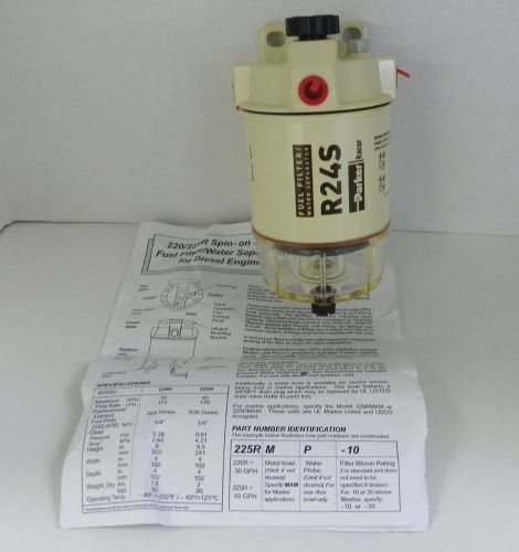Genuine racor 220rs series fuel filter/water separator (2- micron)