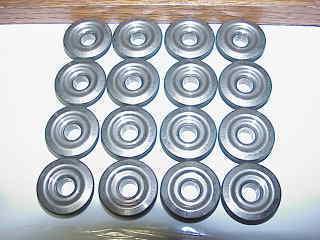 16 del west mini titanium retainers for 1.310" springs