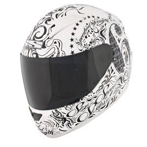 Speed & strength ss1500 six speed helmet white s/small