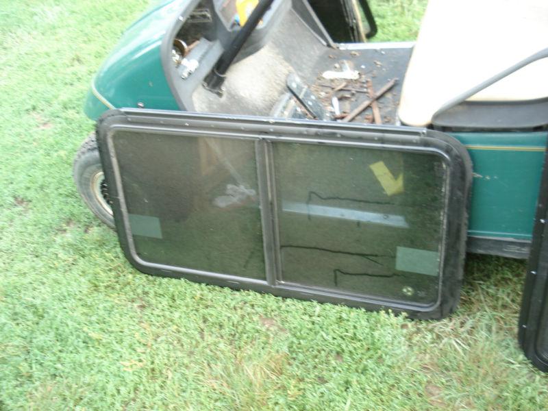 Rv window, 42"x22" safety glass, tinted, no rings, opens, w/screens, #55