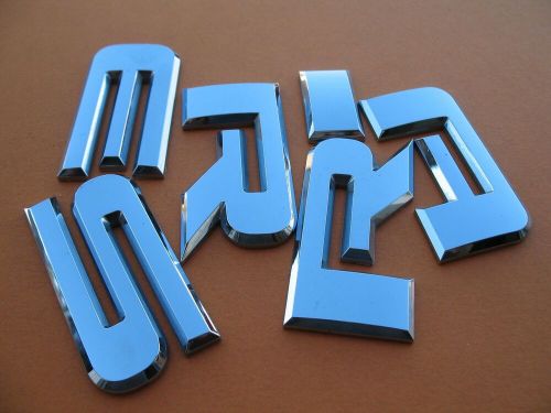 2007-2018 gmc sierra left right side chrome emblem logo badge sign symbol a41583