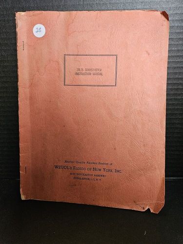 TR-75 Radio Transmitter manual Eldico, US $30.00, image 2