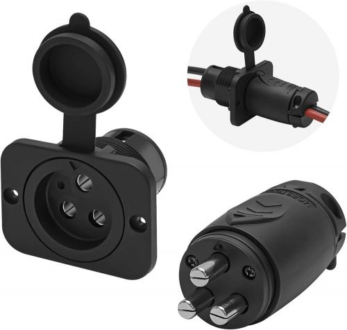 70A Trolling Motor Plug & Receptacle for 2 or 3 Wire 12-48V Systems NEW IN BOX, US $29.99, image 7