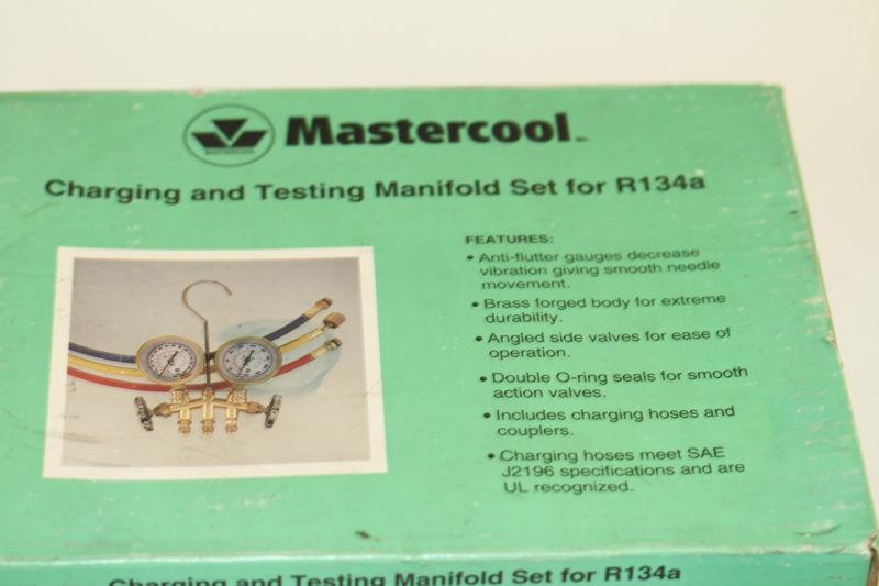 Mastercool charging & testing 84772 manifold gauge set for r134a