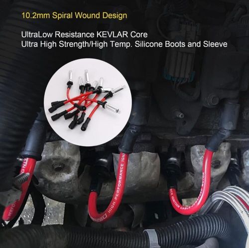 JDMSPEED High Performance Spark Plug Ignition Wire For 2000-2009 CHEVY GMC V8, US $26.85, image 2