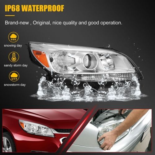 Headlights Head Lamps Set Fits 13-15 Chevy Malibu LH & RH Pair, US $124.00, image 12