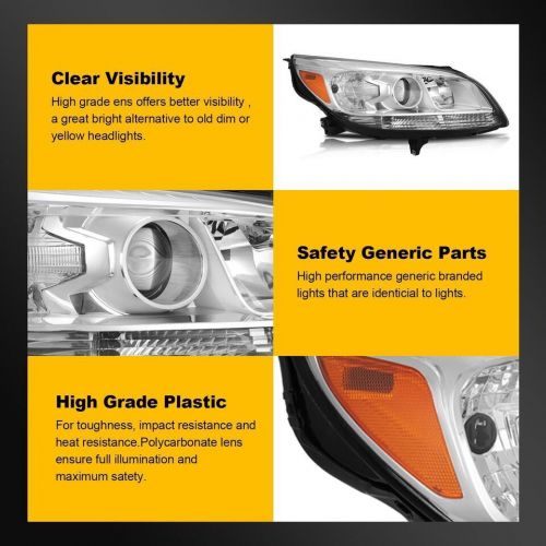 Headlights Head Lamps Set Fits 13-15 Chevy Malibu LH & RH Pair, US $124.00, image 13