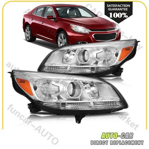 Headlights Head Lamps Set Fits 13-15 Chevy Malibu LH & RH Pair, US $124.00, image 22