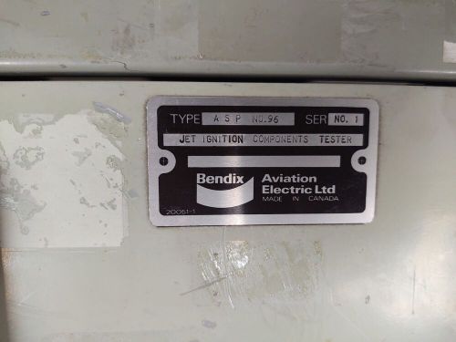 Bendix Aviation Electric Ltd Jet Ignition Components Tester Ser. No1, US $999.99, image 11