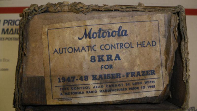 1947 - 48 kaiser frazer motorola automatic control head