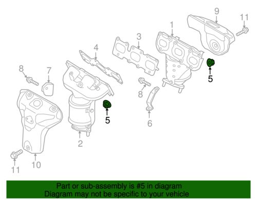 Genuine Kia Mnfd W/Converter Nut 10225-10003, US $1.32, image 3