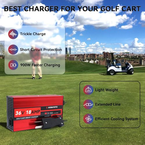 36 Volt 18 AMP Golf Cart Battery Charger for Club Car, EZGO & Yamaha, Crowfoot, US $145.21, image 6