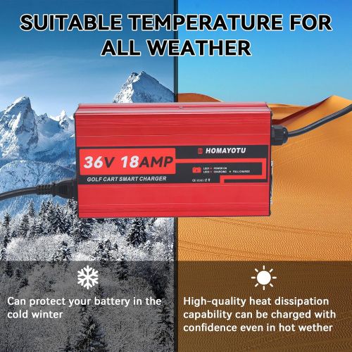 36 Volt 18 AMP Golf Cart Battery Charger for Club Car, EZGO & Yamaha, Crowfoot, US $145.21, image 8