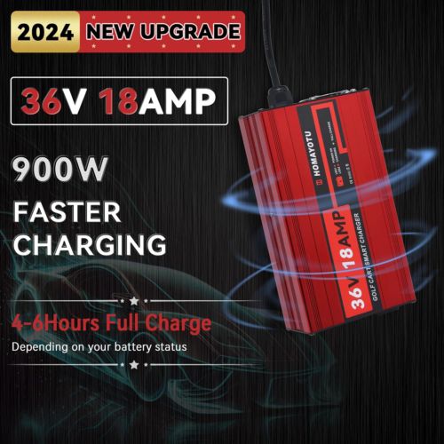 36 Volt 18 AMP Golf Cart Battery Charger for Club Car, EZGO & Yamaha, Crowfoot, US $145.21, image 12