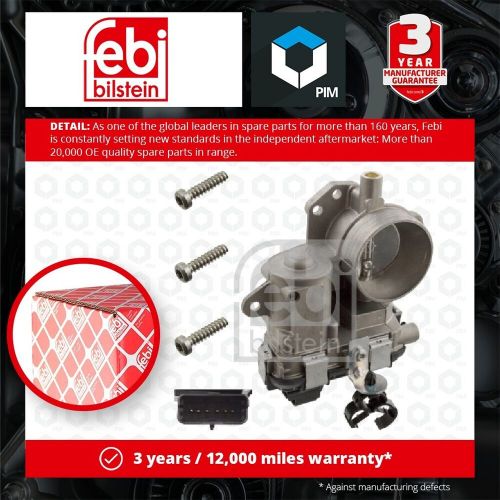 Throttle Body fits PEUGEOT 206 1.4 10 to 13 163667 9685879480 Febi Quality New, US $, image 2