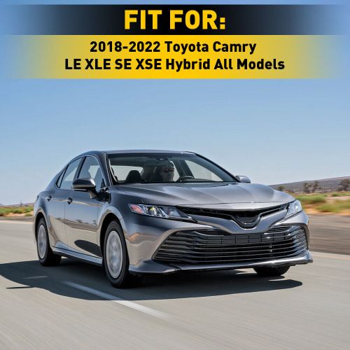 GLOSSY BLACK HEADLIGHT EYELID EYE LID EYEBROWS COVER FOR TOYOTA 2018-2022 CAMRY, US $17.99, image 9