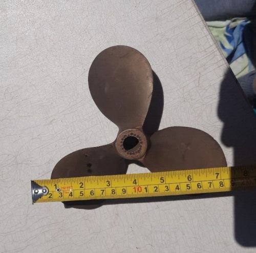 Brass Three Blade Boat Propeller Prop, US $35.99, image 4