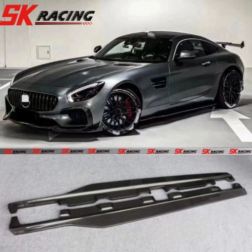 Fits Mercedes Benz AMG GT GTS 2016-2017 Carbon Fiber SideSkirts Side Step Lip, US $778.00, image 15