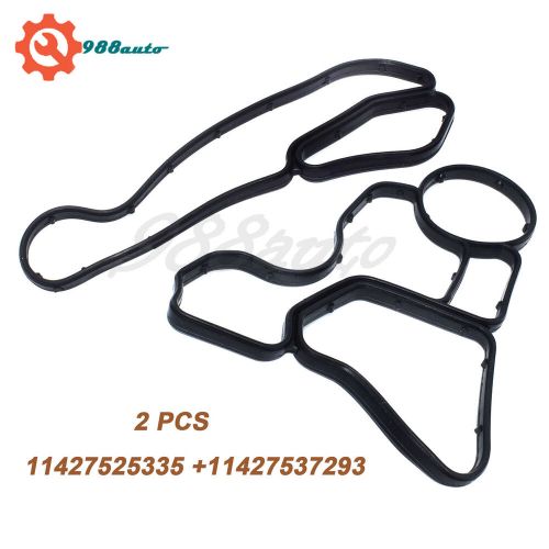 Engine Oil Filter & Cooler Housing Gasket Seal 5 Sets For BMW E60 E90 E91 325i, US $24.36, image 8