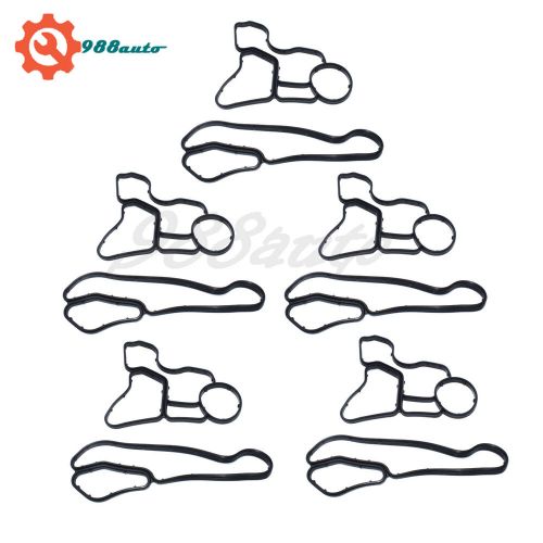 Engine Oil Filter & Cooler Housing Gasket Seal 5 Sets For BMW E60 E90 E91 325i, US $24.36, image 11
