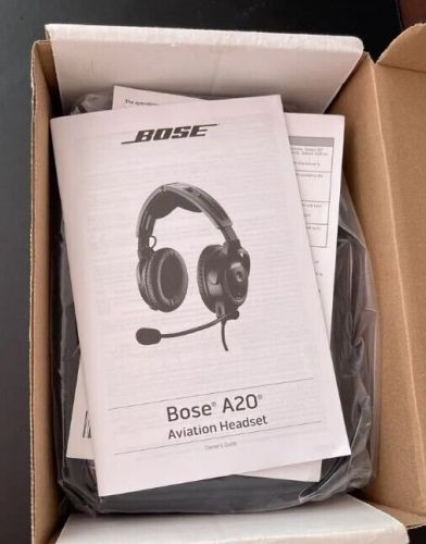 Bose A20 Aviation Headset with Bluetooth & Dual Plug Cable - Black, US $102.50, image 3