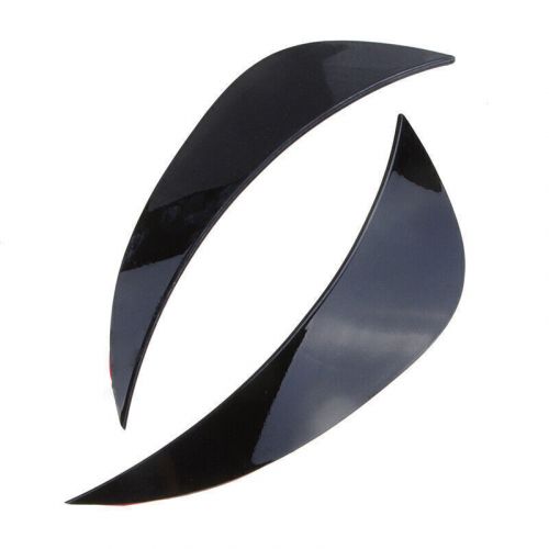 Pair Closs Black Front Canard/Air Vent Spoiler Cover Trim For Benz C class-W205, US $22.21, image 5