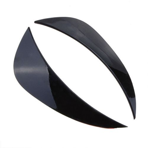 Pair Closs Black Front Canard/Air Vent Spoiler Cover Trim For Benz C class-W205, US $22.21, image 6
