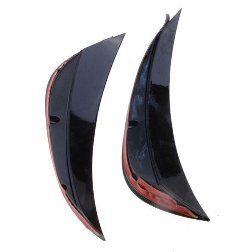 Pair Closs Black Front Canard/Air Vent Spoiler Cover Trim For Benz C class-W205, US $22.21, image 7