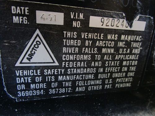 92 Arctic Cat Prowler 440 L/C Snowmobile Throttle Lever Assembly, US $49.99, image 5