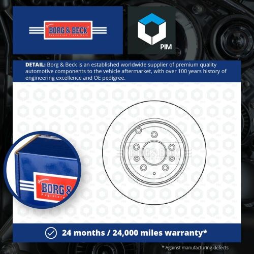 2x Brake Discs Pair Vented fits MAZDA CX9 TB 3.7 Rear 2007 on 325mm Set B&B New, US $, image 2
