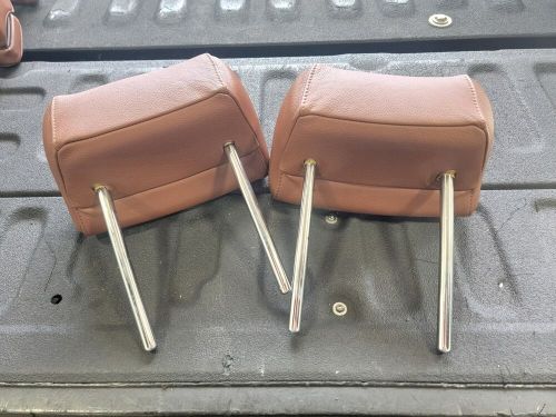 2006 2007 BMW 525Xi 5 Series Right left Rear Headrests Brown Leather, US $39.99, image 2