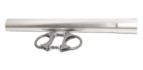 Straight Exhaust Tailpipe 1.75"OD to 1.75"ID Length 18" Aluminized Steel&Clamps, US $27.00, image 11
