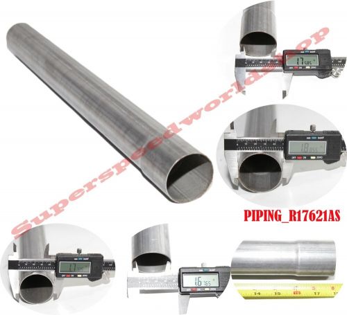 Straight Exhaust Tailpipe 1.75"OD to 1.75"ID Length 18" Aluminized Steel&Clamps, US $27.00, image 17