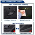 Tire covers for rv wheel, (4 pack) motorhome wheel covers waterproof oxford sun
