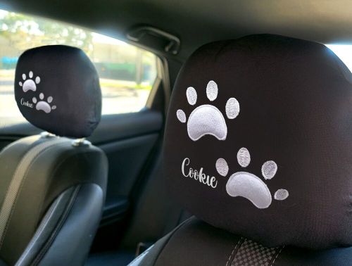 For Chevrolet Personalized Animal Paw Logo Truck SUV Car Seat Headrest Cover 1PC, US $12.59, image 3